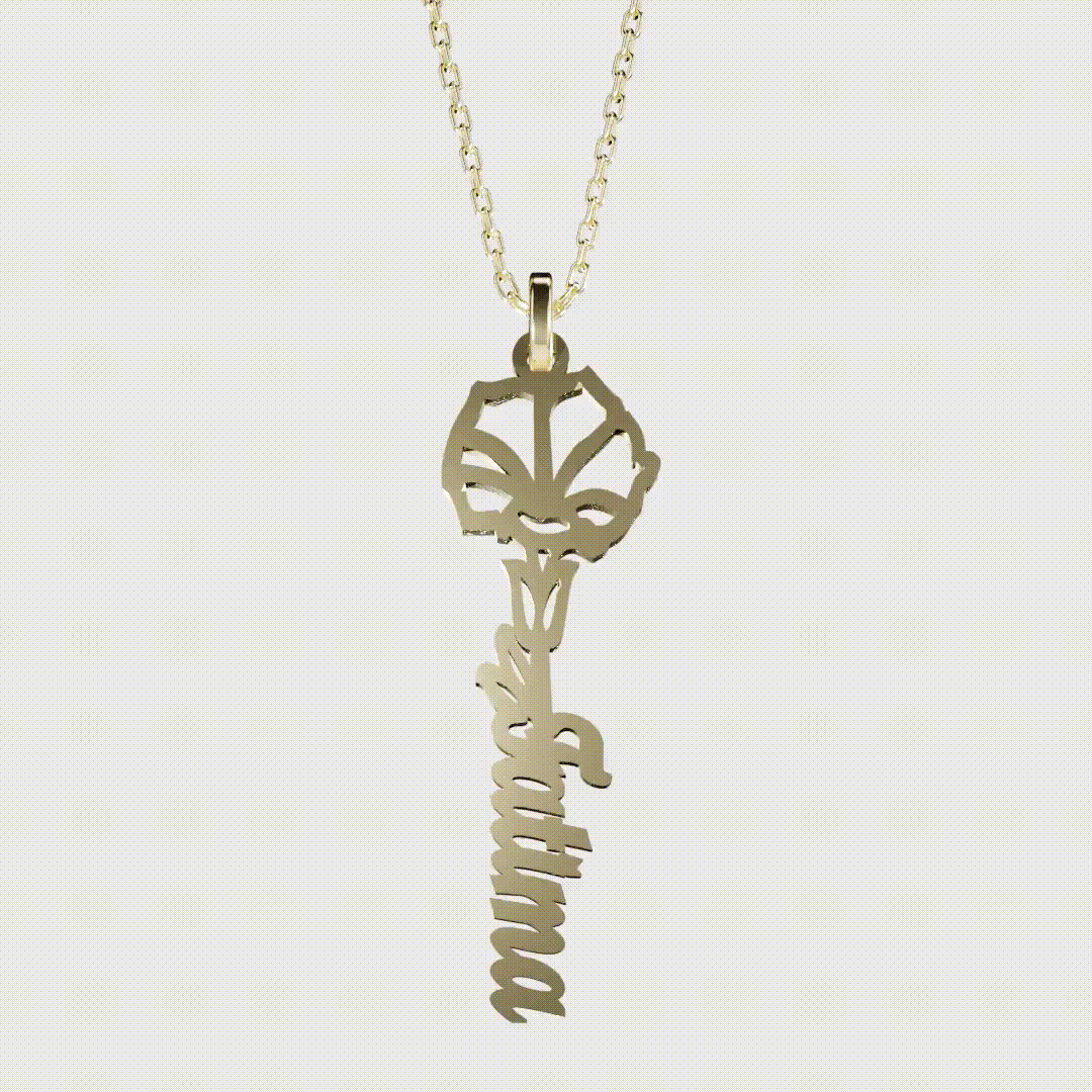 925 SILVER January Birth Flower Necklace