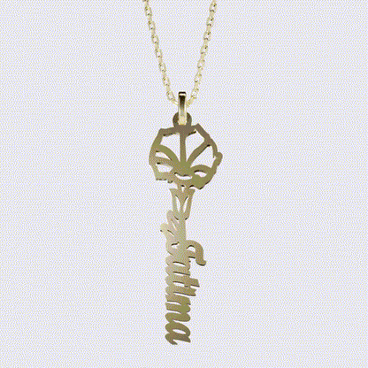 925 SILVER January Birth Flower Necklace