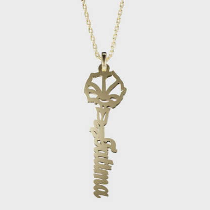 925 SILVER September Birth Flower Necklace