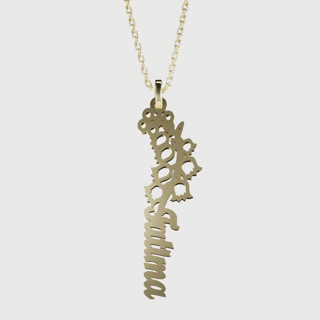 925 SILVER May Birth Flower Necklace