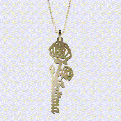 925 SILVER June Birth Flower Necklace