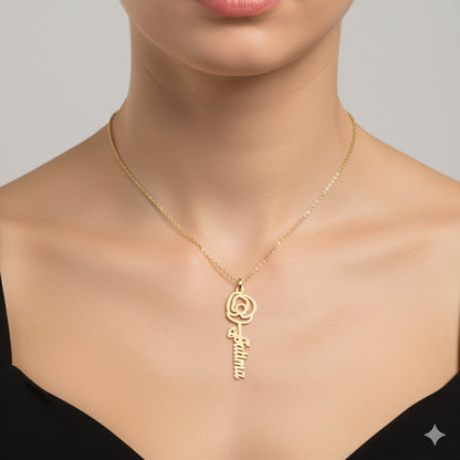 925 SILVER August Birth Flower Necklace